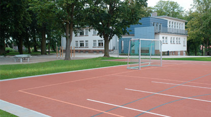 Schule Alt Ruppin Sportplatz